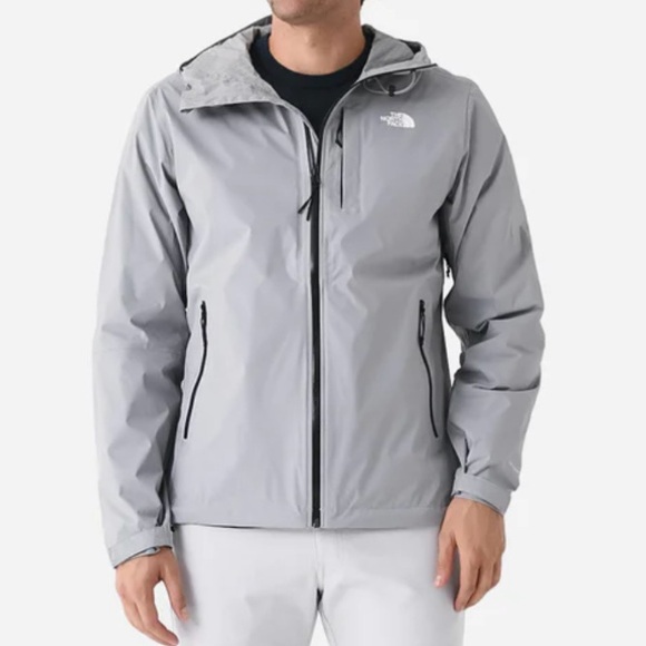 The North Face Alta Vista Waterproof Full Zip Packable Jacket,Meld Grey, Men's S - Picture 3 of 7